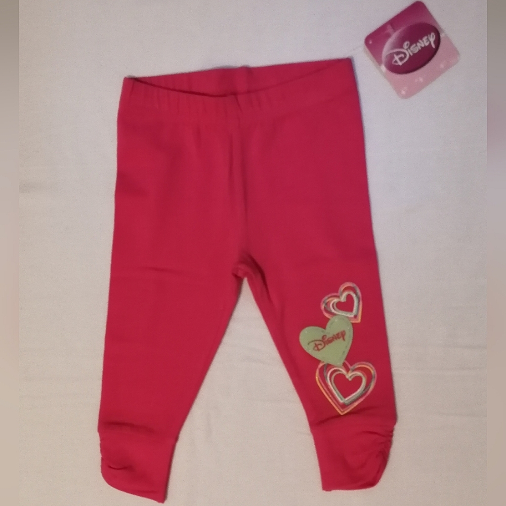 🔥SALE🔥 Disney Baby Girls Pink Leggings NWT Size 12 Months